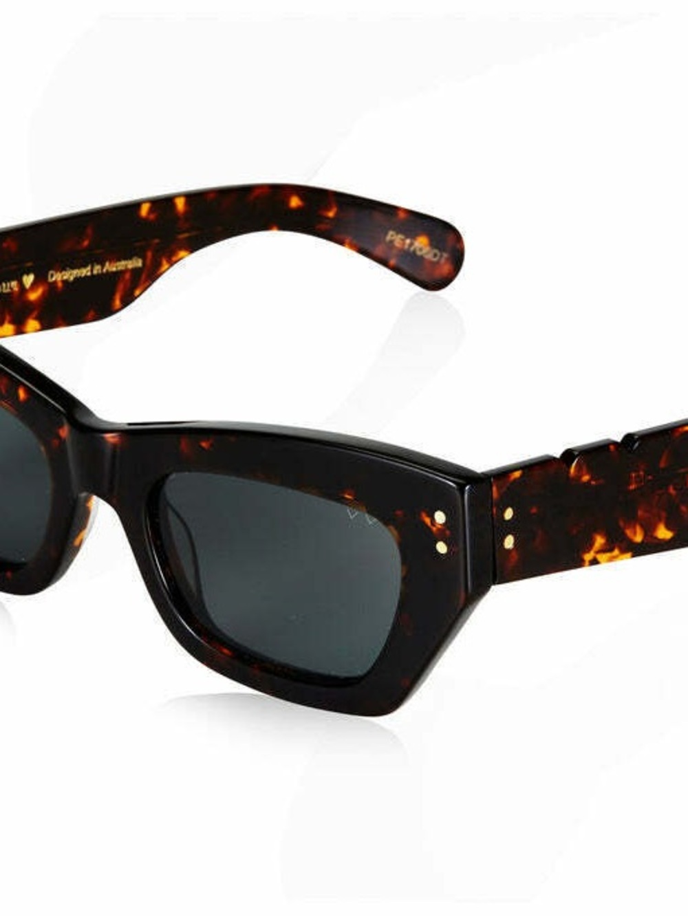 Bec & Bridge Tortoiseshell Cat-Eye Sunglasses with Dark Lenses